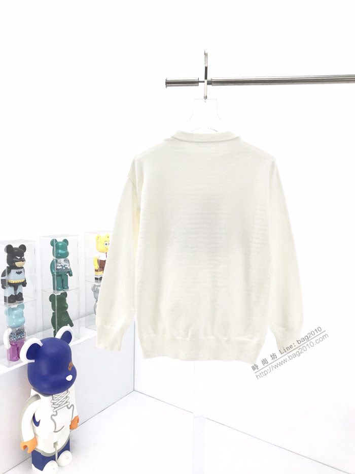 Gucci男裝 古奇2020最新爆款七玄琴刺繡針織毛衣  ydi3509